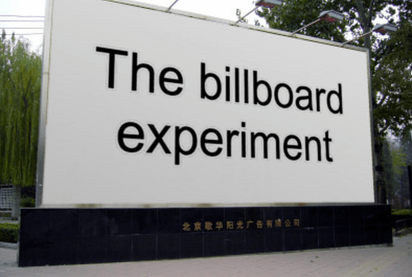 billboard experiment compliance without pressure